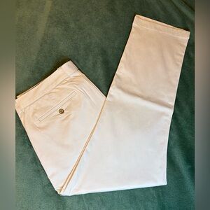 Tommy Bahama Cream Pants with Iconic Logo, Size: 36W x 30L. (5443)